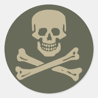 Sticker Casquette d'étendue, Jolly roger - Style 1