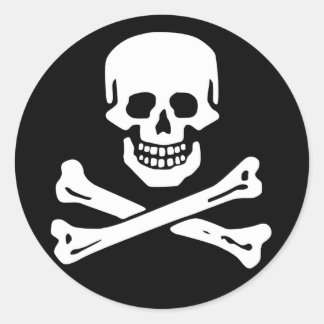 Sticker Casquette d'étendue, Jolly roger - Style 6