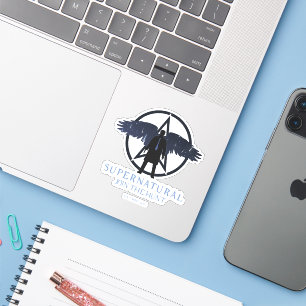 Sticker Castiel surnaturel Tombant étoiles Graphisme