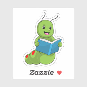 Sticker Caterpillar à lire avec livre