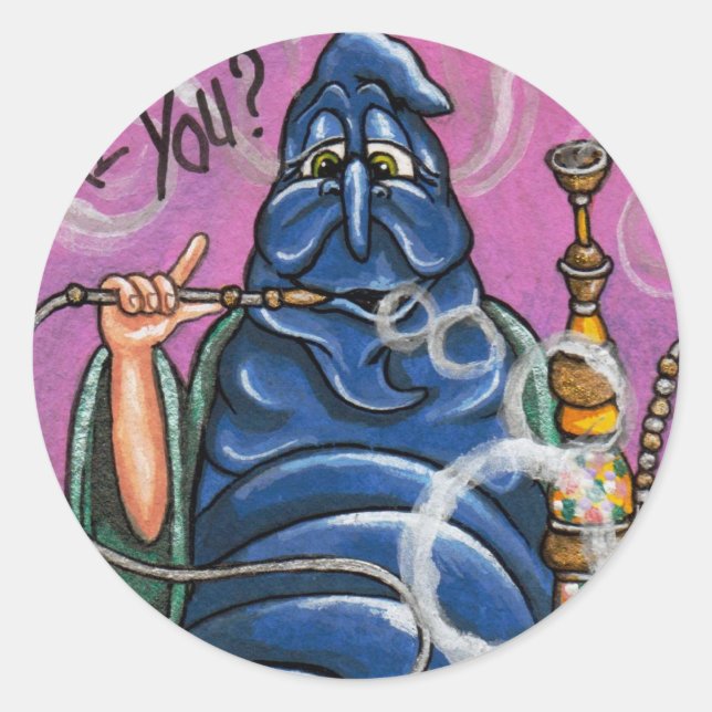 Sticker CATERPILLAR Alice au pays des merveilles (Devant)