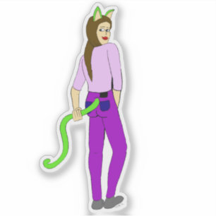 Sticker catgirl