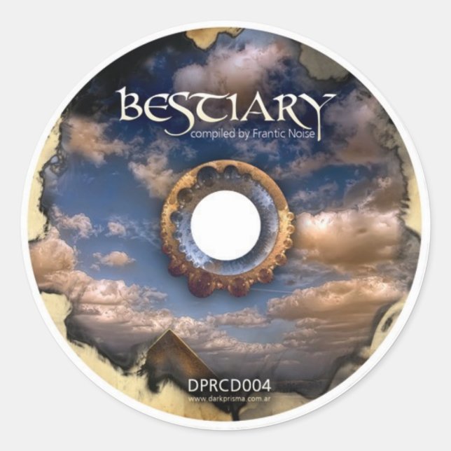 Sticker CD Bestiary (Devant)