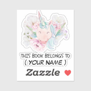 Sticker Ce livre appartient à