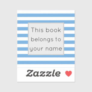 Sticker Ce livre appartient à