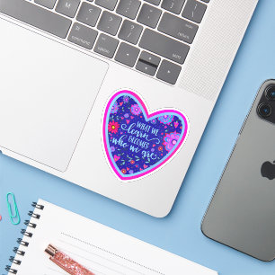 Sticker Ce que nous apprenons Amusement Encouragement Blue