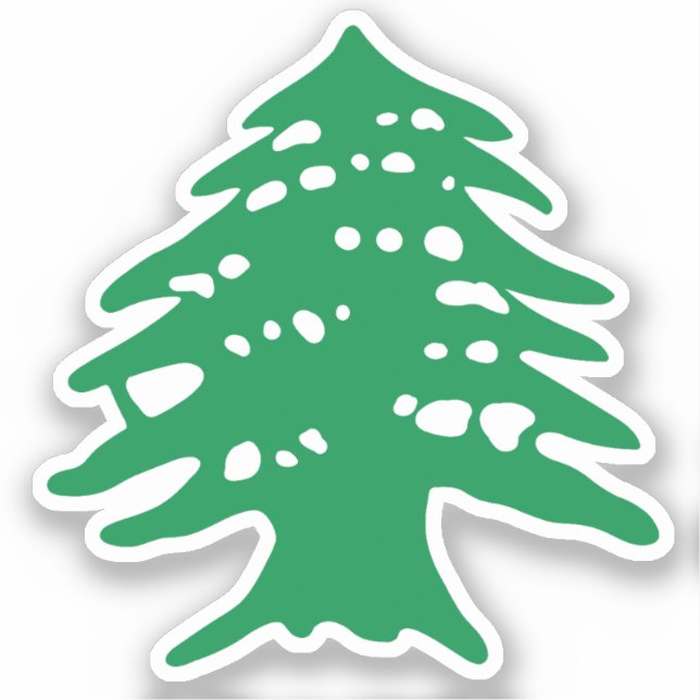 Sticker Cèdre libanais Très Libanais Liban Beyrouth (Recto)