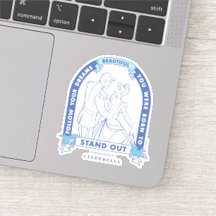 Sticker Cendrillon   Suivez vos rêves