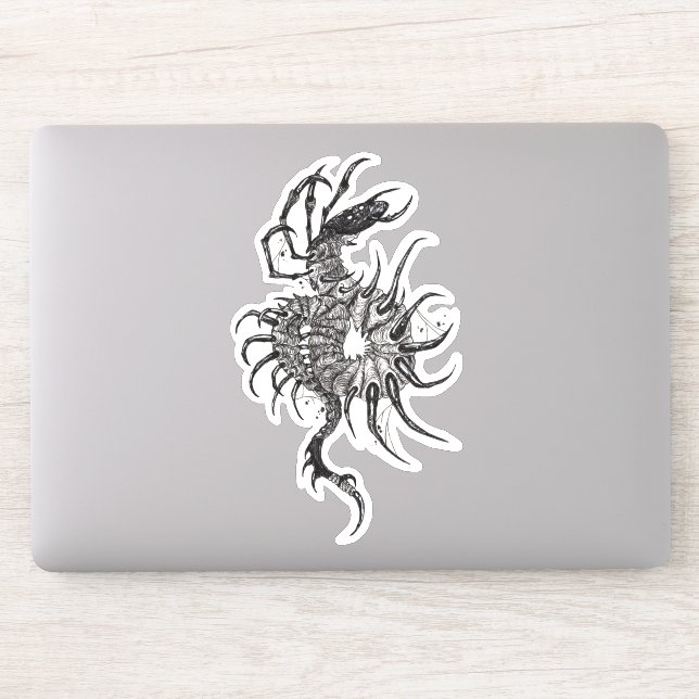 Sticker centipède paranormal (Ordinateur)