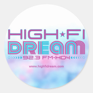 Sticker Cercle High Fi Dream
