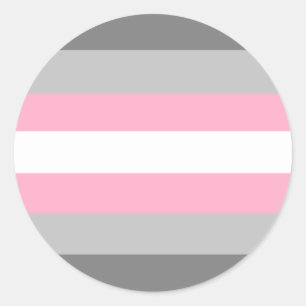 Sticker Cercle Pride Demigirl