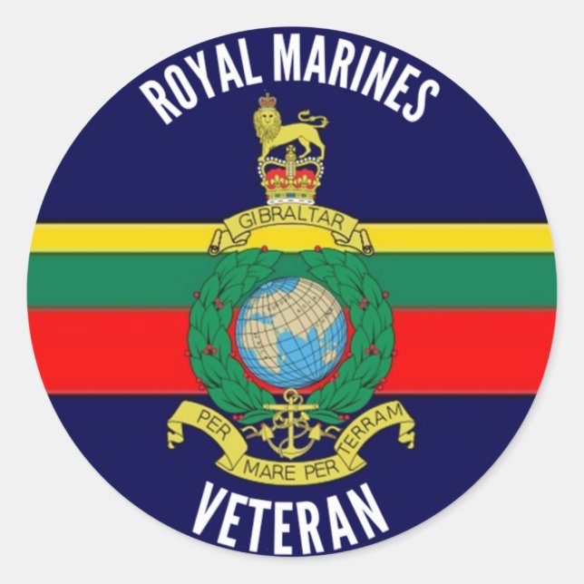 Sticker Cercle Vétérinaire Royal Marines (Devant)