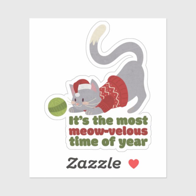 Sticker C'est la période la plus merveilleuse de l'année p (Feuille)