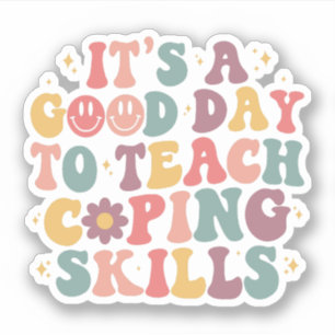 Sticker C'est une bonne journée pour enseigner les compéte