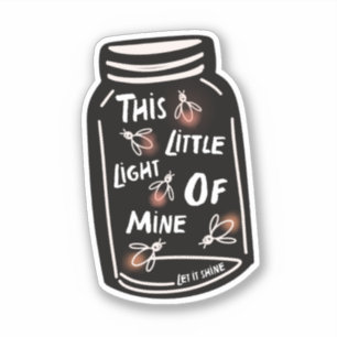 Sticker Cette petite lumière à moi Christian