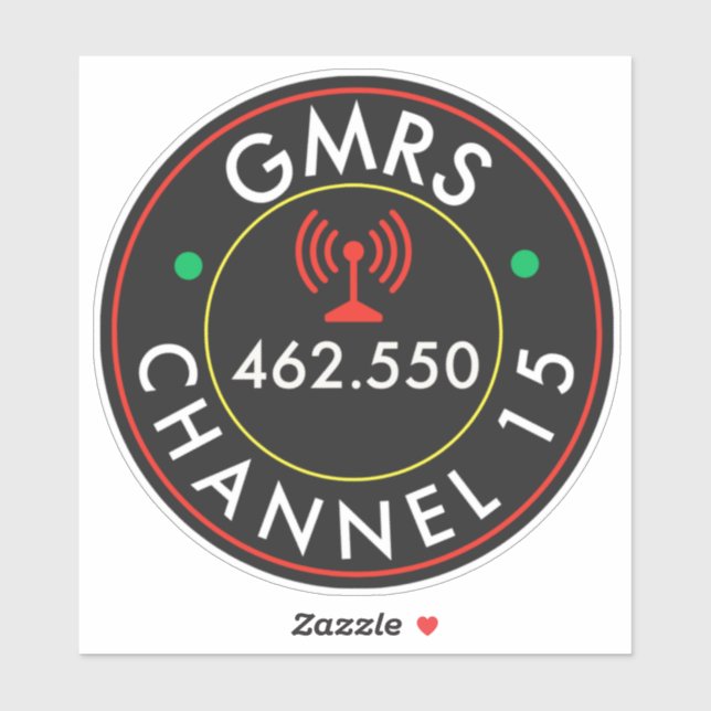 Sticker Chaîne radio 15 du SRMG (Feuille)