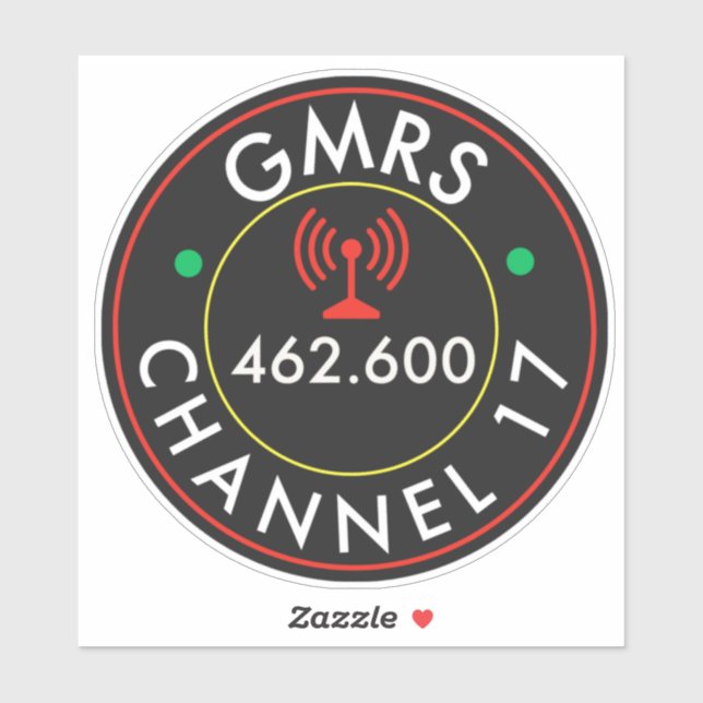 Sticker Chaîne radio 17 du SRMG (Feuille)