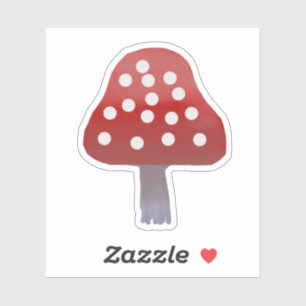 Sticker Champignons à pointes rouges