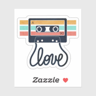 Sticker Chansons d'amour vintages