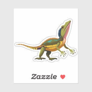 Sticker Characteur en caricature Lizard pour bébé mignon