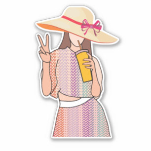 Sticker Charli a fuité