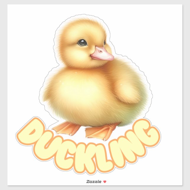 Sticker Charming Duckling - Nursery (Feuille)