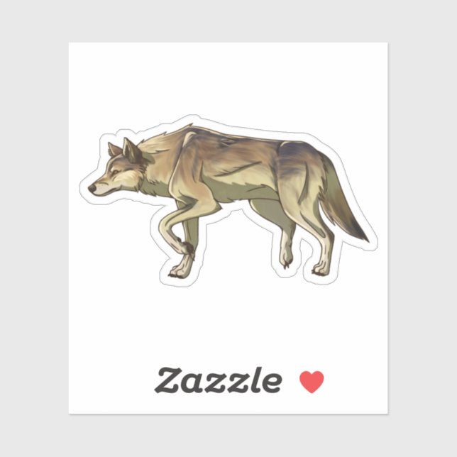 Sticker Chasse au lever du soleil (Feuille)