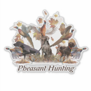 Sticker Chasse aux faisans