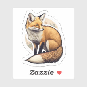 Sticker chasse Fox