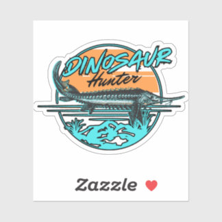 Sticker Chasseur de dinosaures Chirurgien Pêche