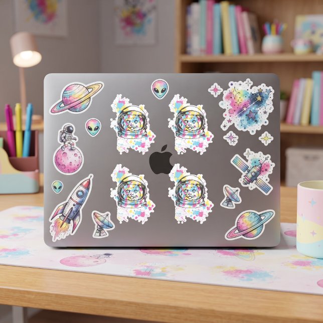Sticker Chat Astronaute (Créateur téléchargé)