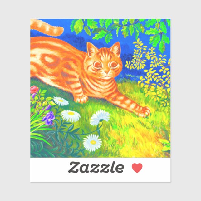 Sticker Chat de nuit (Feuille)