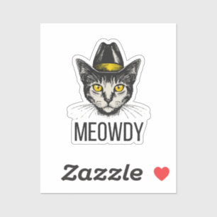 Sticker Chat Drôle de Miaou