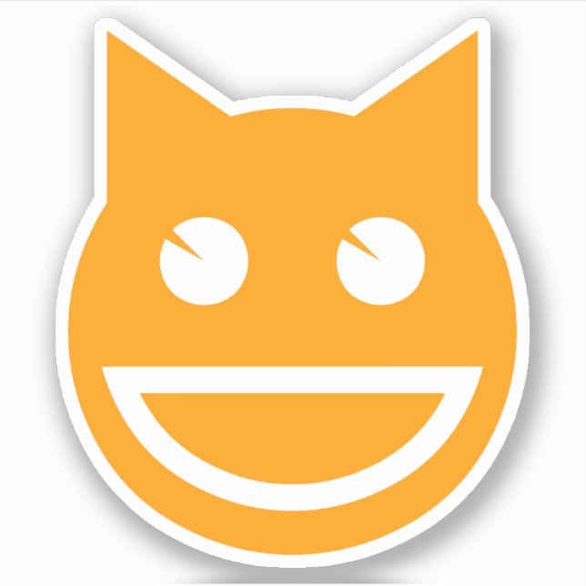 Sticker Chat Emoji souriant (Devant)