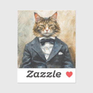 Sticker Chat en costume