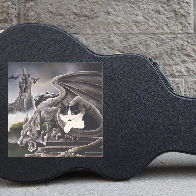 Sticker Chat et Gargouille (Créateur téléchargé)