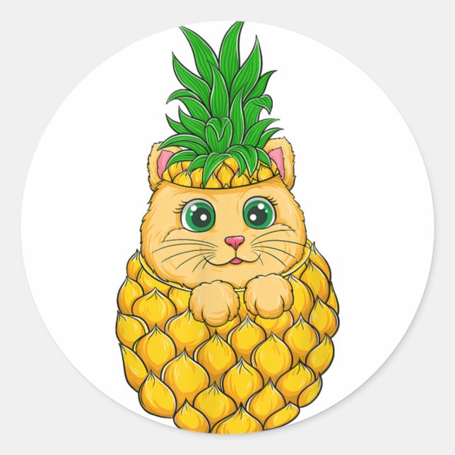 Sticker Chat Lucky - Idée Cadeau Cute (Devant)