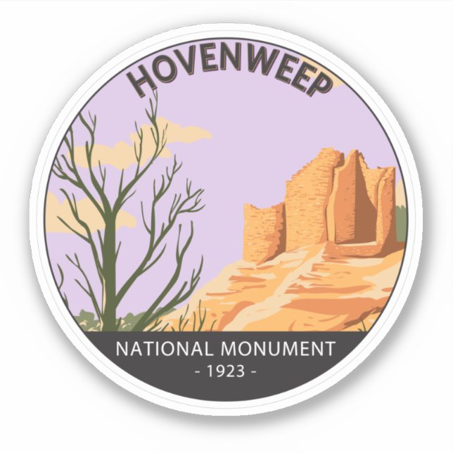 Sticker Château de Cutthroat du Monument National d'Hovenw (Devant)