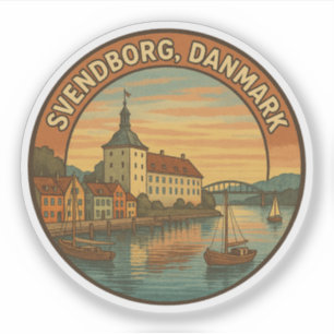 Sticker Château de Svendborg Danemark