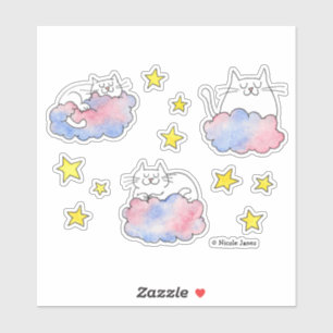Sticker Chats de rêve
