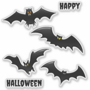 Sticker Chauve-souris d'Halloween