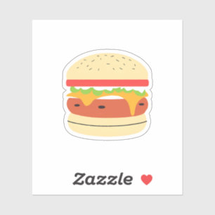 Sticker Cheeseburger