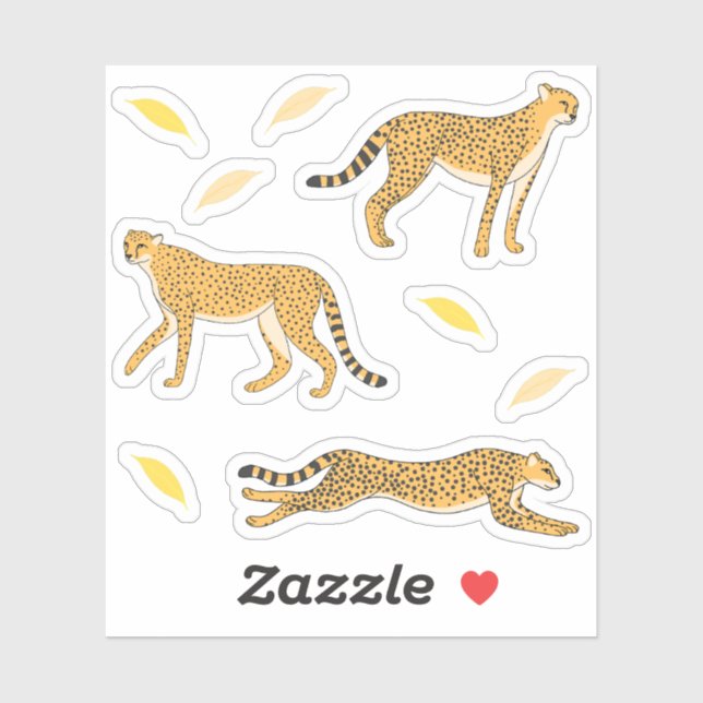 Sticker Cheetah (Feuille)