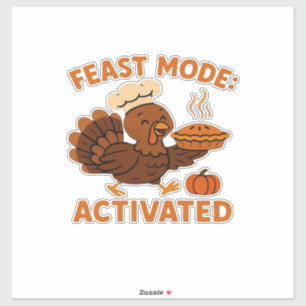 Sticker Chef Turquie avec T-Shirt Oversized Tarte au potir