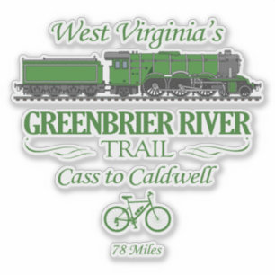 Sticker Chemin de la rivière Greenbrier (RT2)