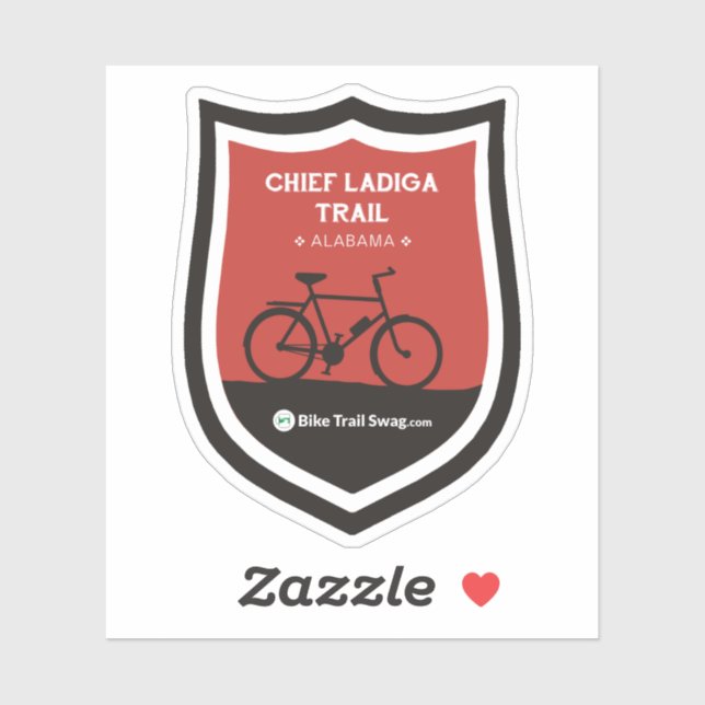 Sticker Chemin du chef Ladiga (Feuille)