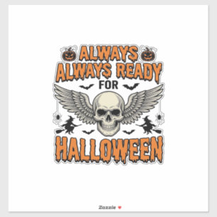 Sticker Chemise crâne Halloween Gravure vintage Citation d