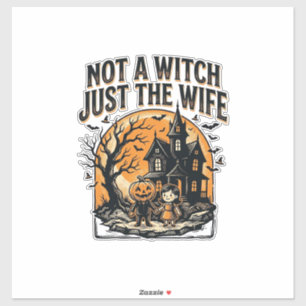 Sticker Chemise de femme Halloween Design de maison hantée