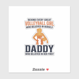 Sticker Chemise de gravure vintage de papa de fille de vol