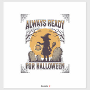 Sticker Chemise Halloween Vintage pour les fans de la sais